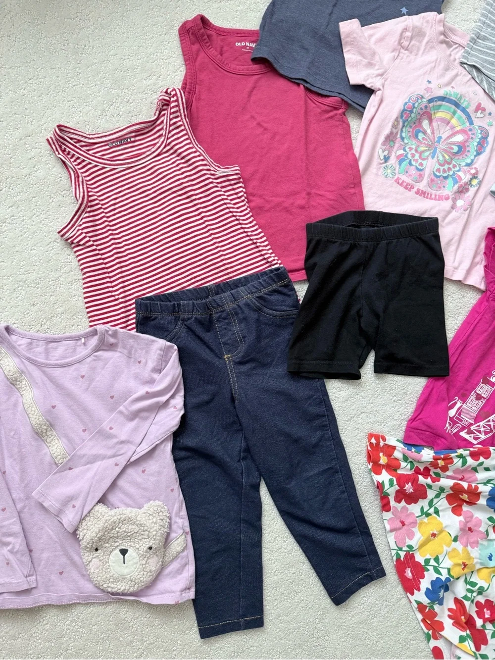 Girls Floral Multicolor bundle size 3-4T